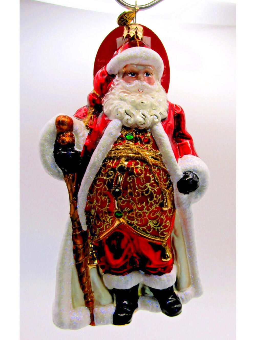 Christopher Radko 2014 Vest Day of the Year 7.5” Ornament 1017561